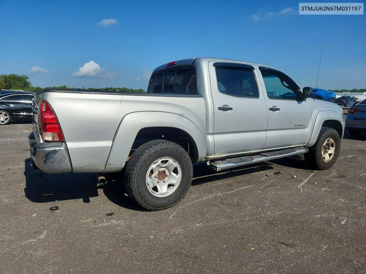 2024 Toyota Tacoma Double Cab Prerunner VIN: 3TMJU62N67M031197 Lot: 61534006