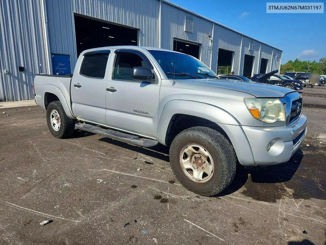 2024 Toyota Tacoma Double Cab Prerunner VIN: 3TMJU62N67M031197 Lot: 61534006
