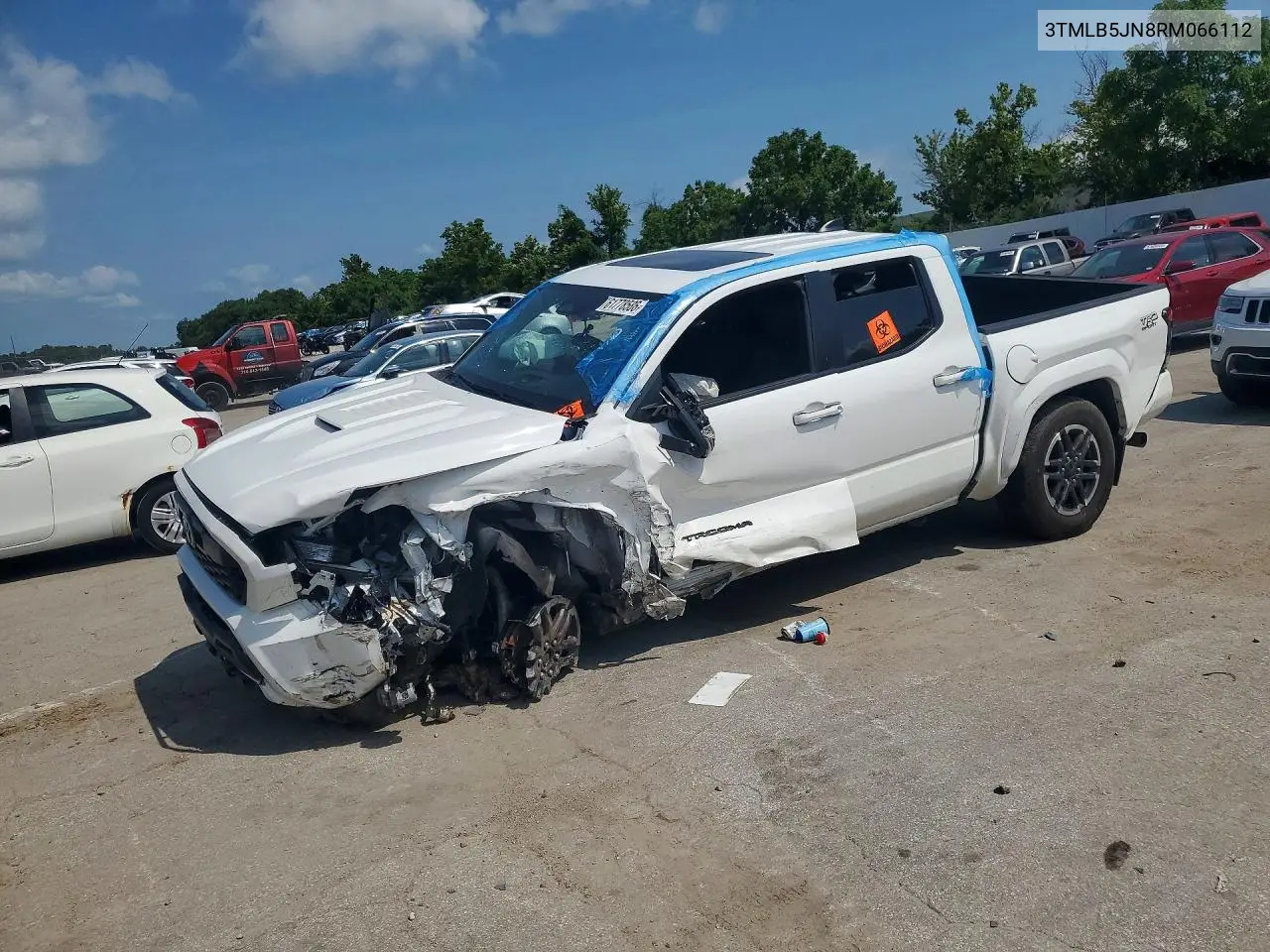 2024 Toyota Tacoma Trd Sport VIN: 3TMLB5JN8RM066112 Lot: 61778586