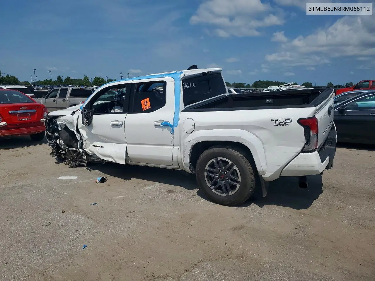 2024 Toyota Tacoma Trd Sport VIN: 3TMLB5JN8RM066112 Lot: 61778586