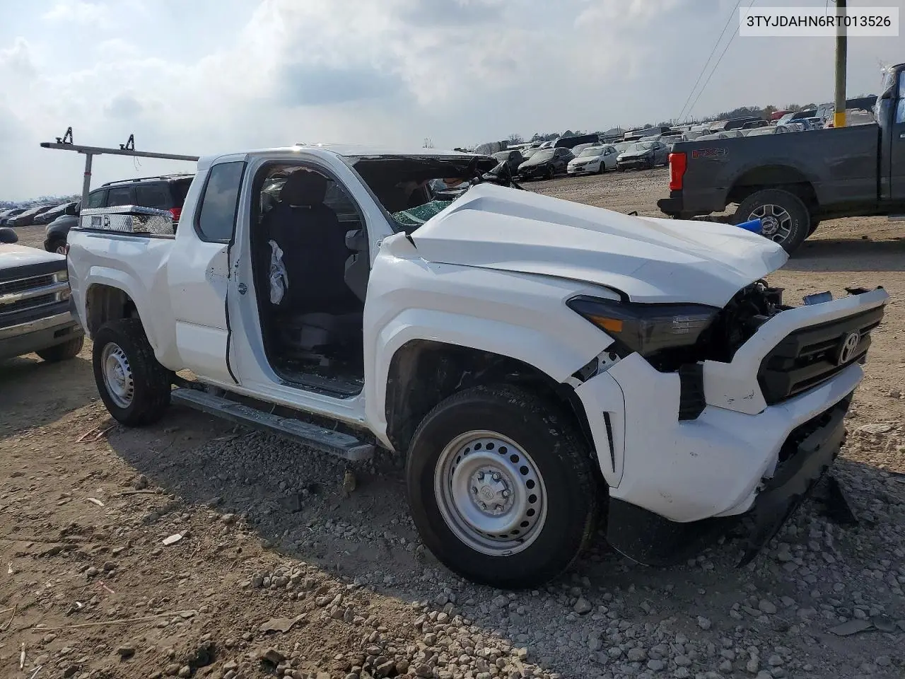 2024 Toyota Tacoma Sr VIN: 3TYJDAHN6RT013526 Lot: 98547875
