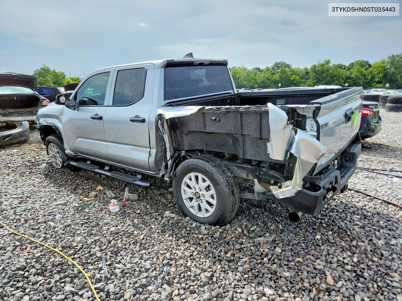 2025 Toyota Tacoma Sr VIN: 3TYKD5HN0ST035443 Lot: 61407726
