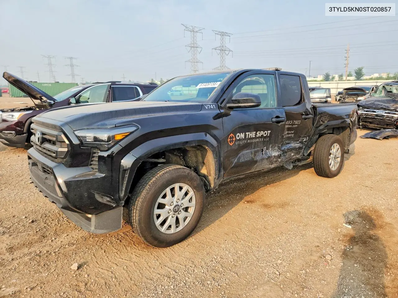 2025 Toyota Tacoma Sr VIN: 3TYLD5KN0ST020857 Lot: 61409156