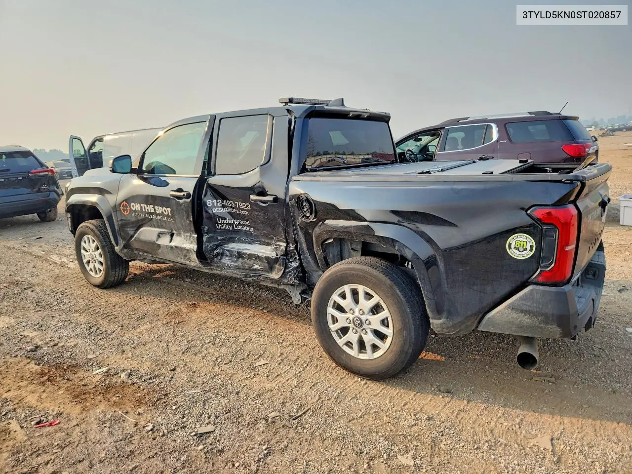 2025 Toyota Tacoma Sr VIN: 3TYLD5KN0ST020857 Lot: 61409156
