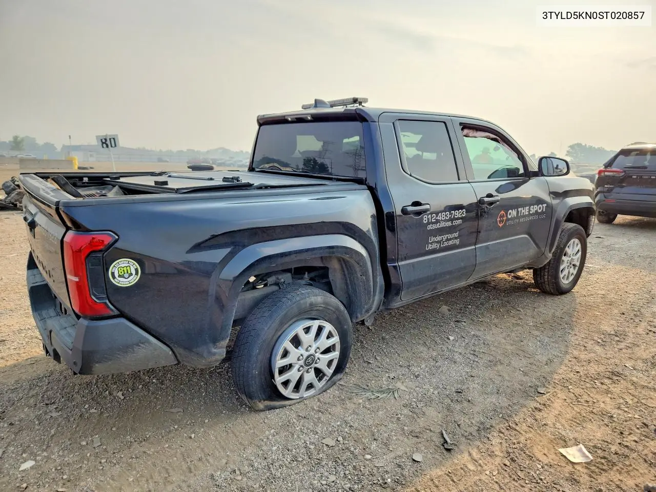 2025 Toyota Tacoma Sr VIN: 3TYLD5KN0ST020857 Lot: 61409156