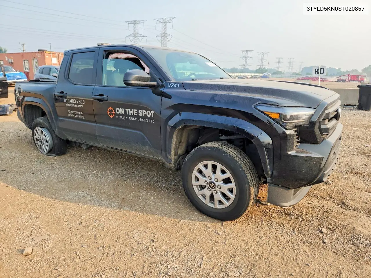 2025 Toyota Tacoma Sr VIN: 3TYLD5KN0ST020857 Lot: 61409156