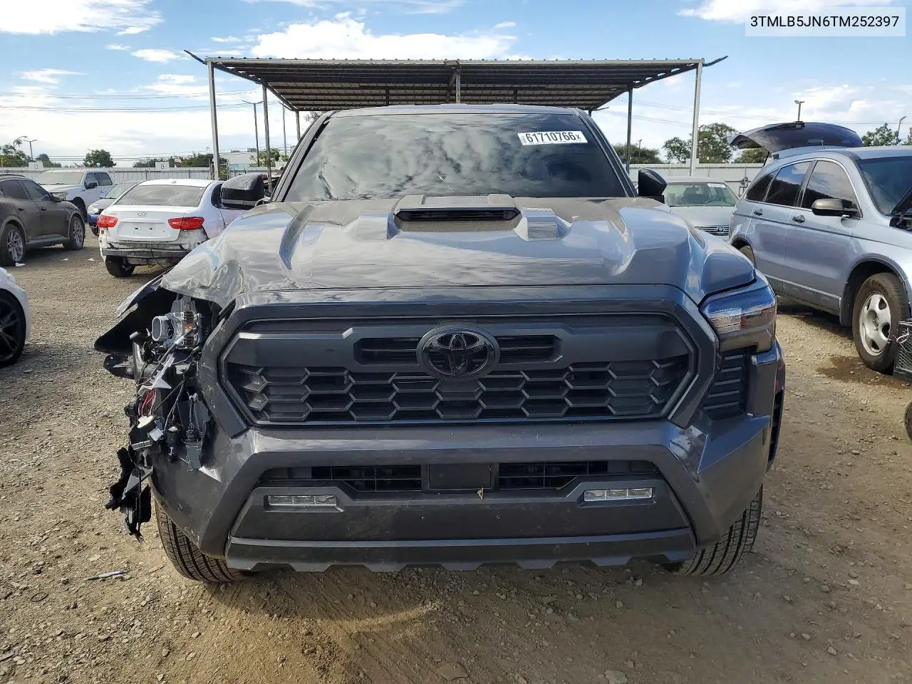 2026 Toyota Tacoma Trd Sport VIN: 3TMLB5JN6TM252397 Lot: 61710766