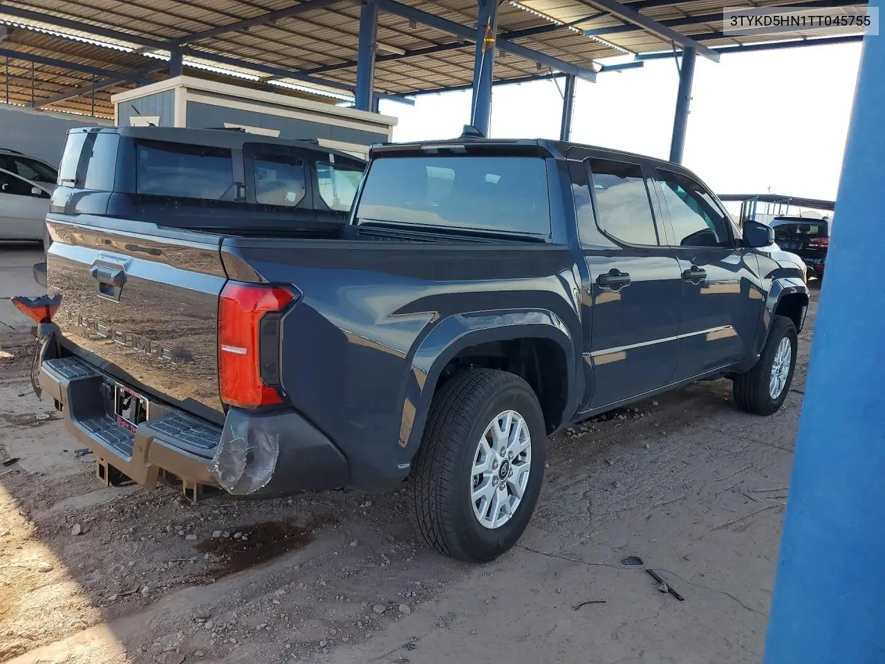 2026 Toyota Tacoma Sr VIN: 3TYKD5HN1TT045755 Lot: 61795096