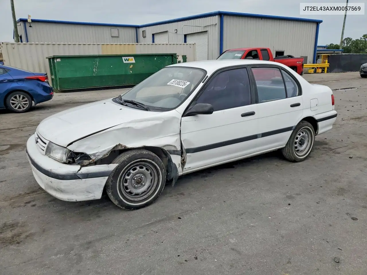 1991 Toyota Tercel Deluxe VIN: JT2EL43AXM0057569 Lot: 55188226