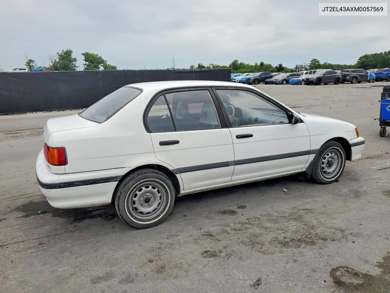 1991 Toyota Tercel Deluxe VIN: JT2EL43AXM0057569 Lot: 55188226