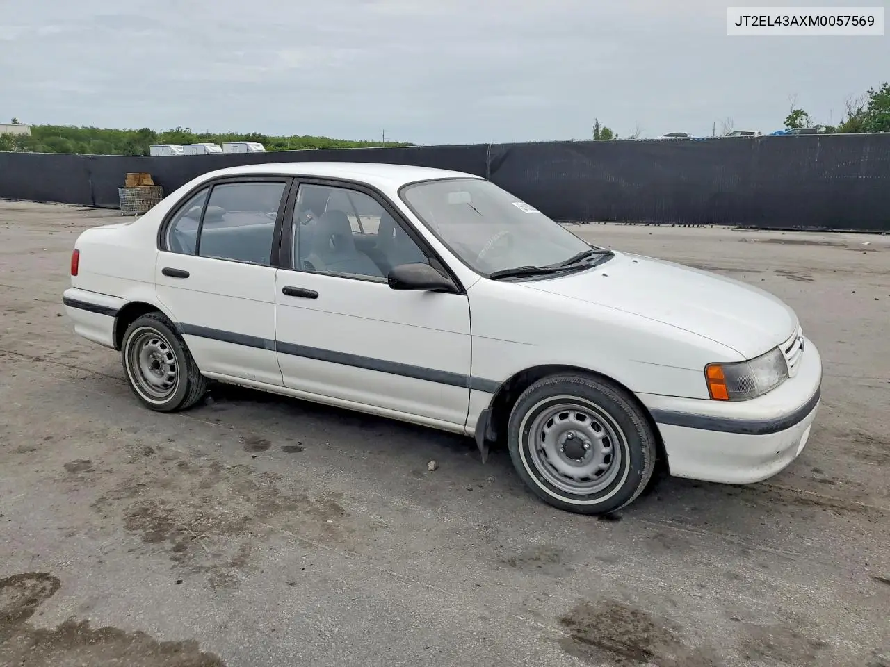 1991 Toyota Tercel Deluxe VIN: JT2EL43AXM0057569 Lot: 55188226