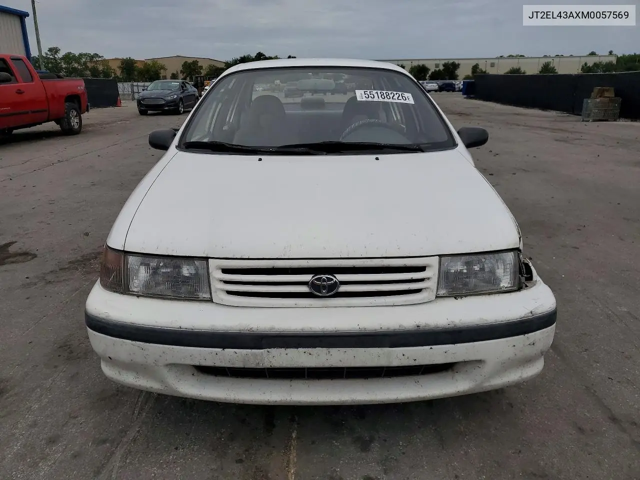 1991 Toyota Tercel Deluxe VIN: JT2EL43AXM0057569 Lot: 55188226