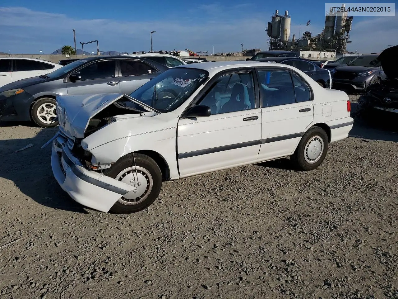 1992 Toyota Tercel Le VIN: JT2EL44A3N0202015 Lot: 41654726