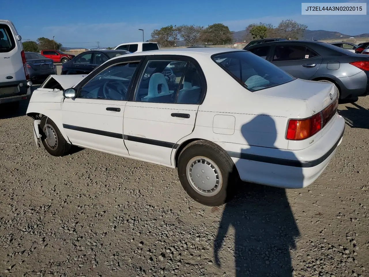 1992 Toyota Tercel Le VIN: JT2EL44A3N0202015 Lot: 41654726