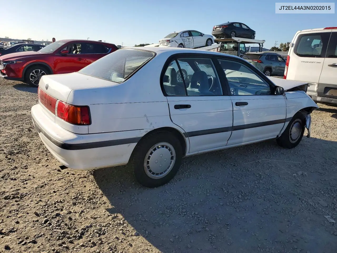 1992 Toyota Tercel Le VIN: JT2EL44A3N0202015 Lot: 41654726