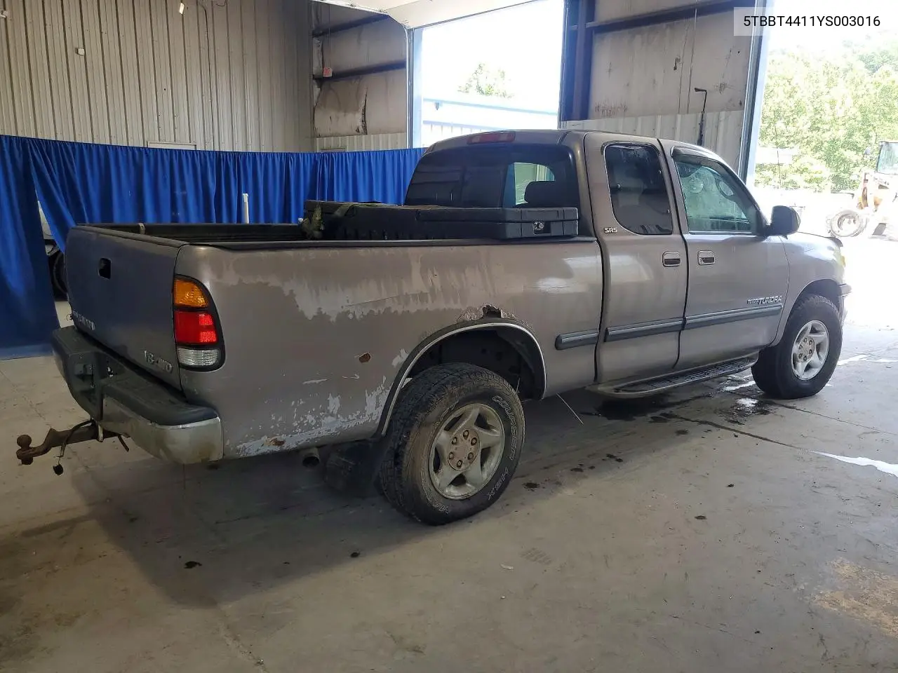 2000 Toyota Tundra Sr5 VIN: 5TBBT4411YS003016 Lot: 59284146
