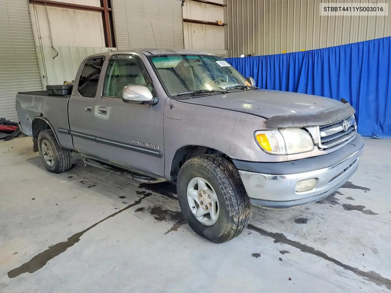 2000 Toyota Tundra Sr5 VIN: 5TBBT4411YS003016 Lot: 59284146