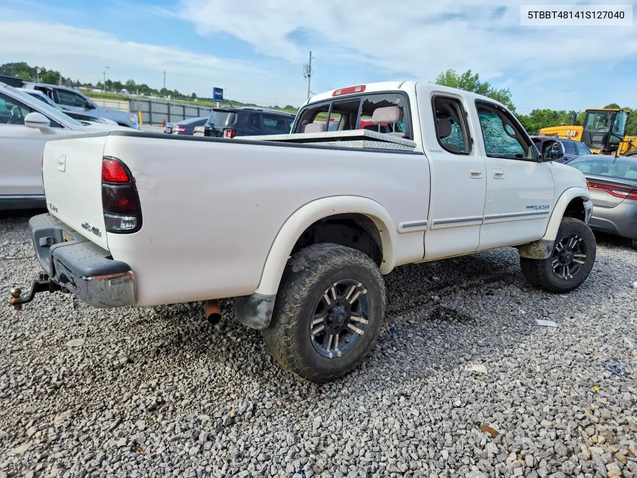 2001 Toyota Tundra Access Cab Limited VIN: 5TBBT48141S127040 Lot: 60946656