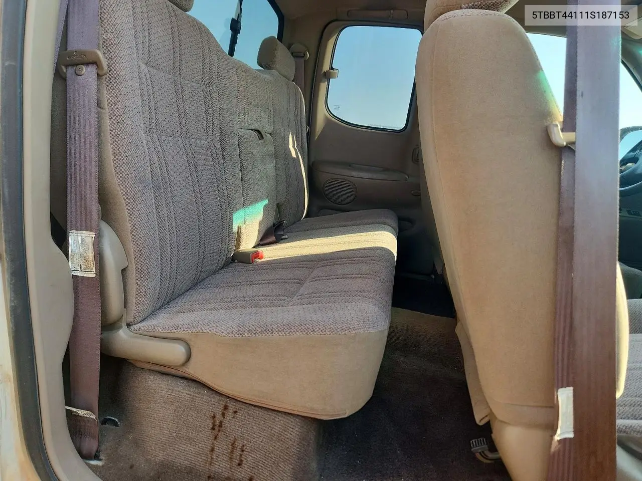 2001 Toyota Tundra Sr5 VIN: 5TBBT44111S187153 Lot: 61901546