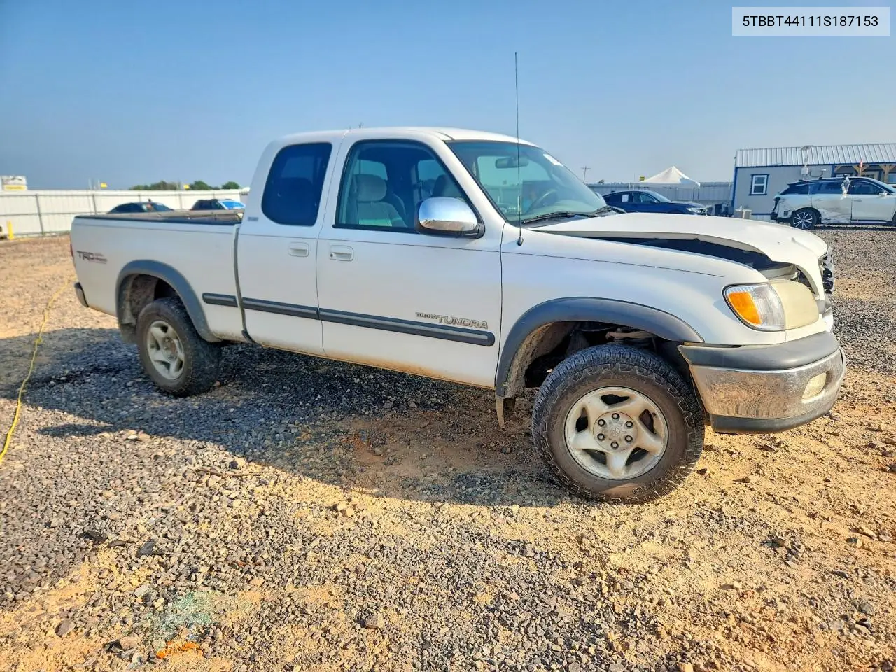 2001 Toyota Tundra Sr5 VIN: 5TBBT44111S187153 Lot: 61901546