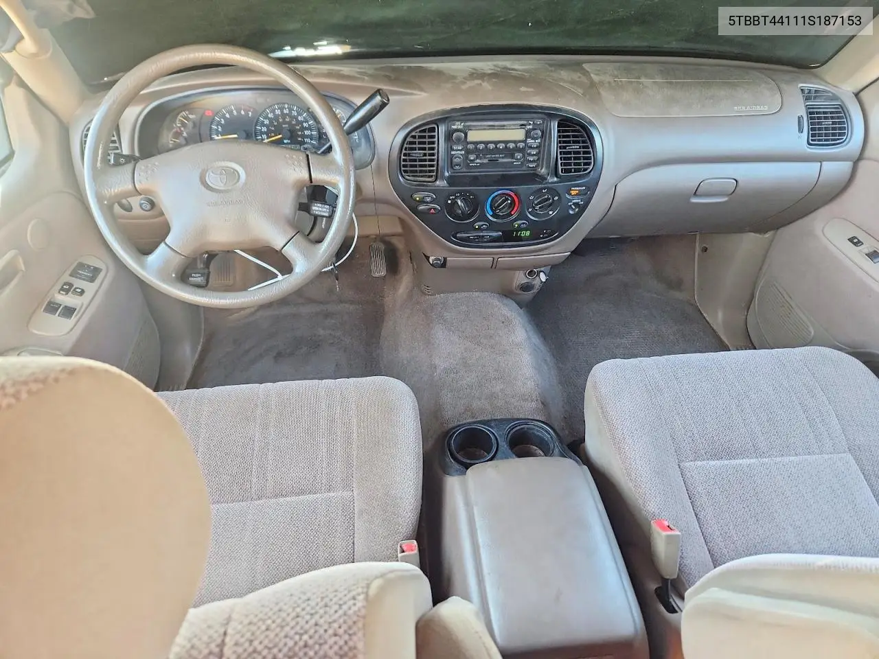 2001 Toyota Tundra Sr5 VIN: 5TBBT44111S187153 Lot: 61901546