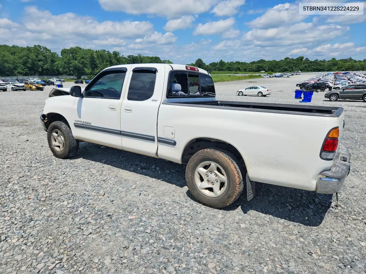 2002 Toyota Tundra Access Cab Sr5 VIN: 5TBRN34122S224229 Lot: 55541036
