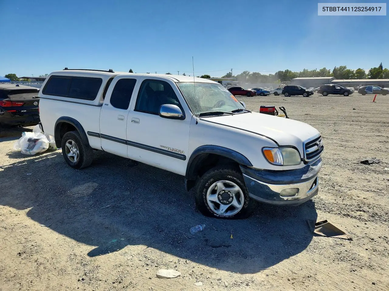 2002 Toyota Tundra Sr5 V8 VIN: 5TBBT44112S254917 Lot: 61060006