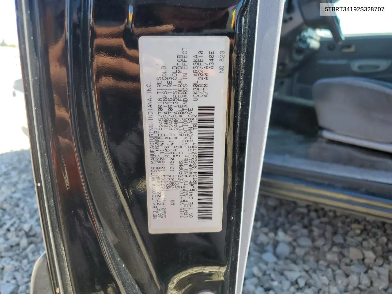 5TBRT34192S328707 2002 Toyota Tundra Access Cab