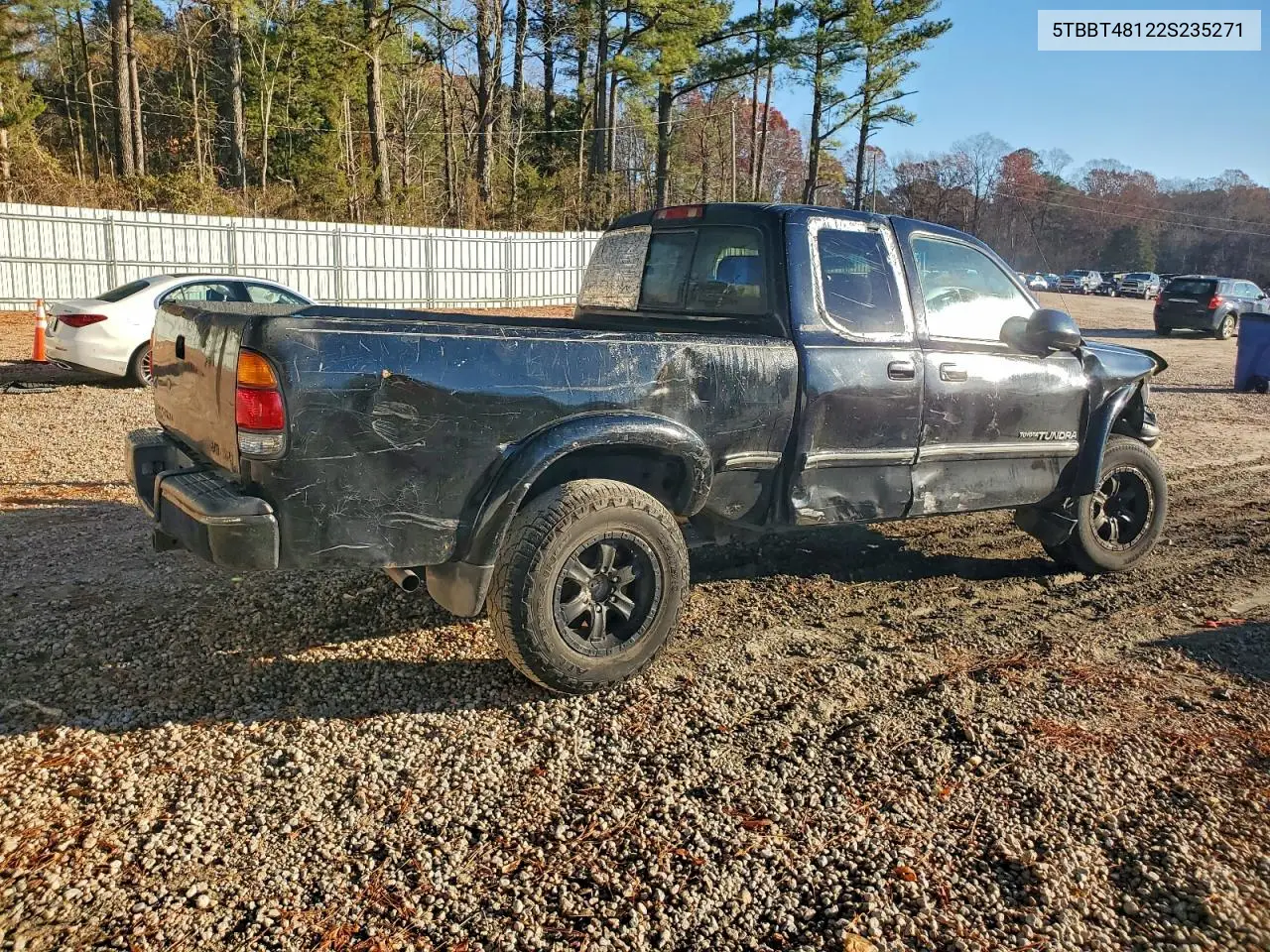 5TBBT48122S235271 2002 Toyota Tundra Access Cab Limited
