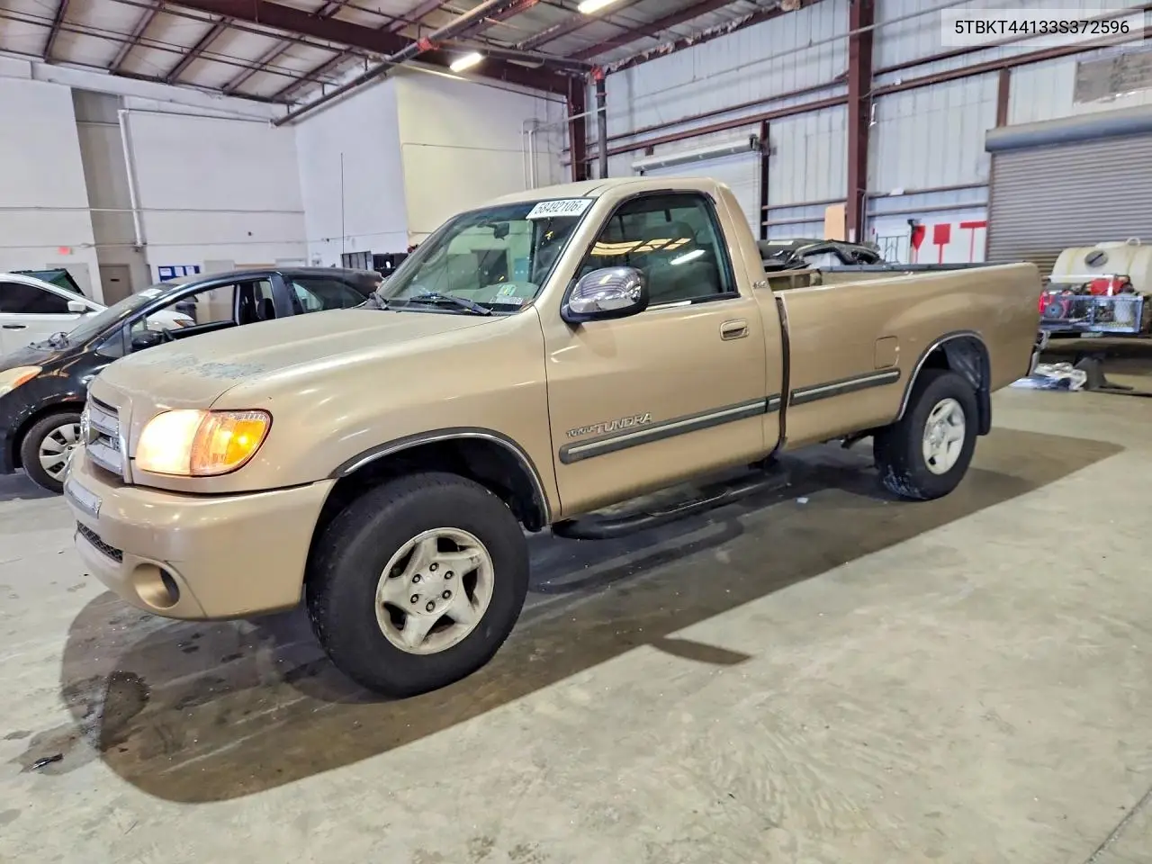 2003 Toyota Tundra Sr5 VIN: 5TBKT44133S372596 Lot: 58492106