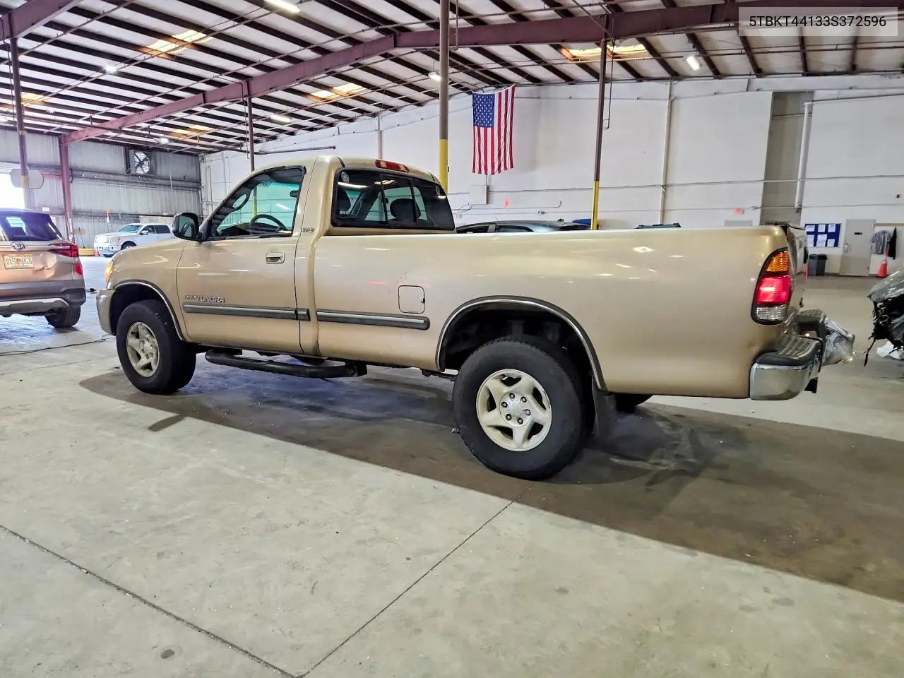 2003 Toyota Tundra Sr5 VIN: 5TBKT44133S372596 Lot: 58492106
