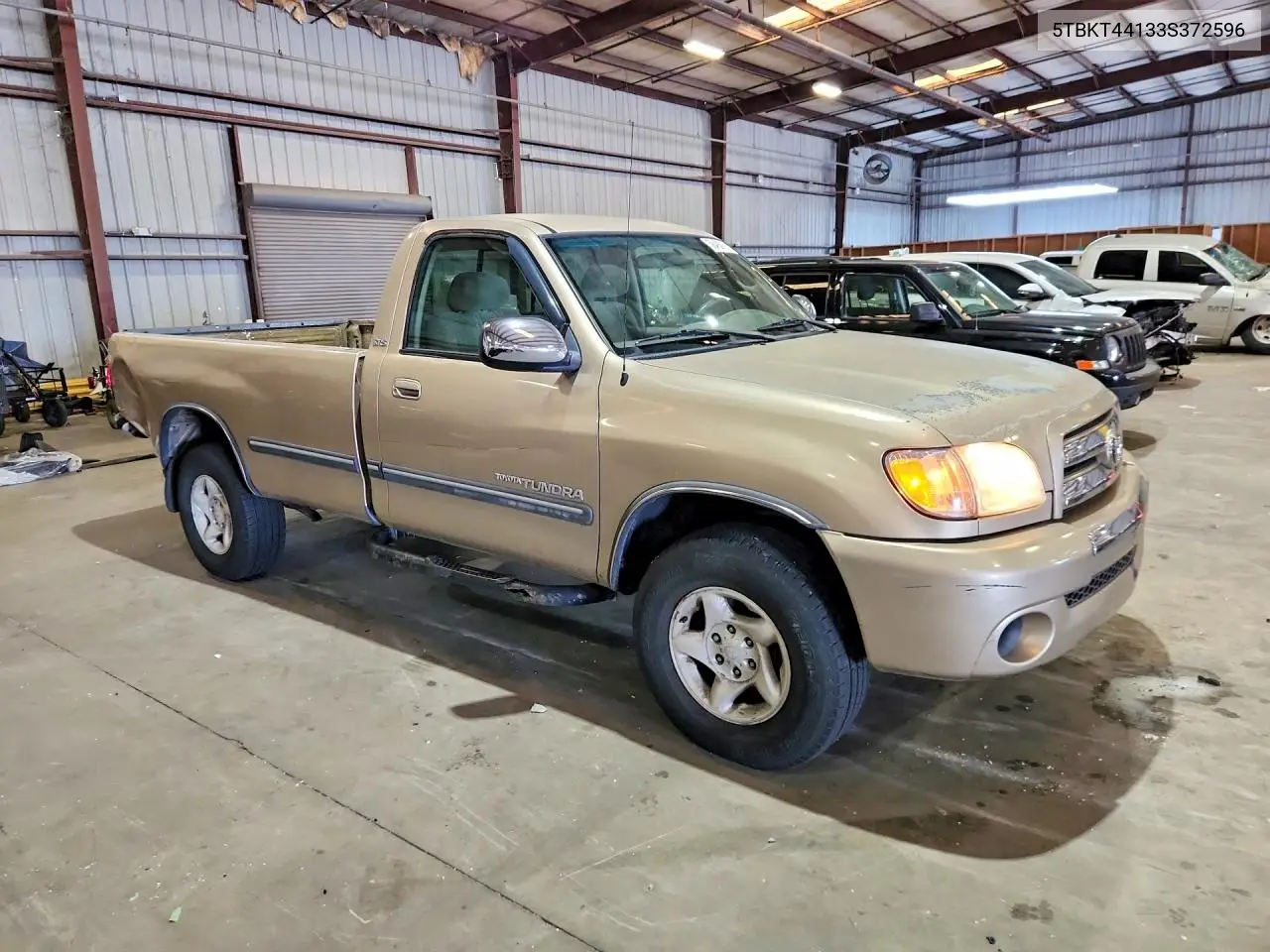2003 Toyota Tundra Sr5 VIN: 5TBKT44133S372596 Lot: 58492106