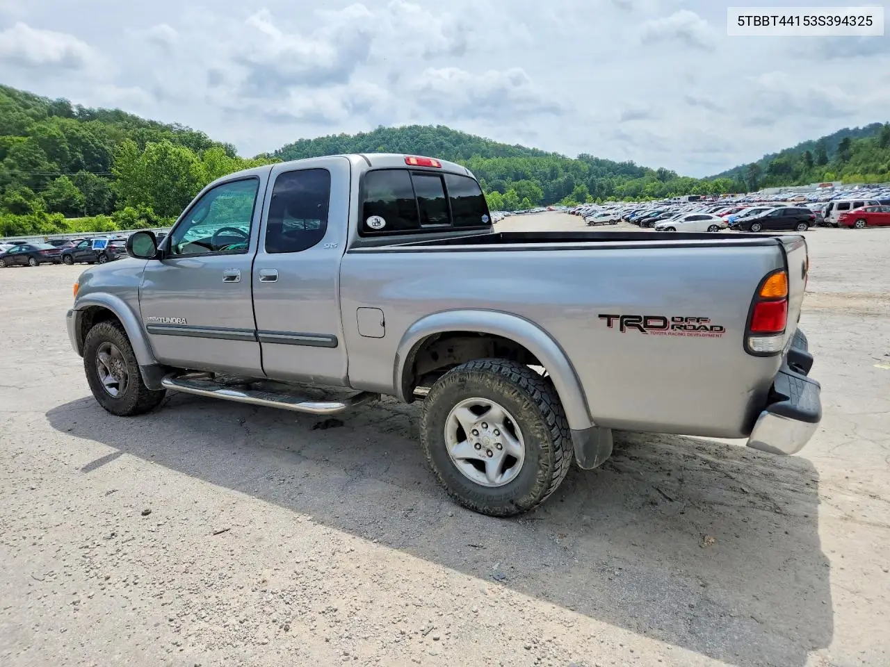 2003 Toyota Tundra Sr5 VIN: 5TBBT44153S394325 Lot: 61968176