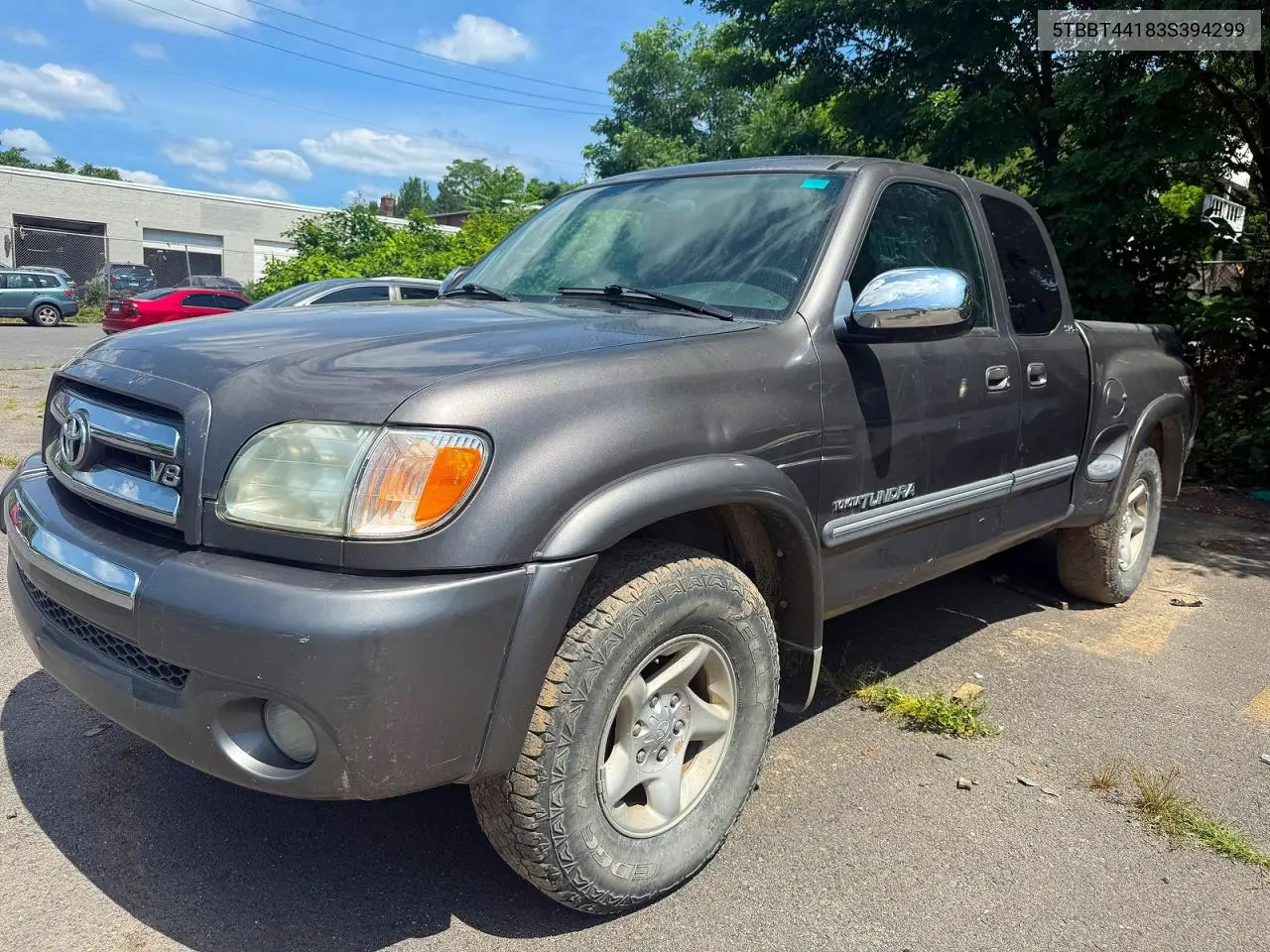 2003 Toyota Tundra Sr5 VIN: 5TBBT44183S394299 Lot: 62114726