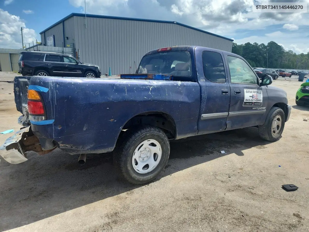 2004 Toyota Tundra Access Cab Sr5 VIN: 5TBRT34114S446270 Lot: 58363516