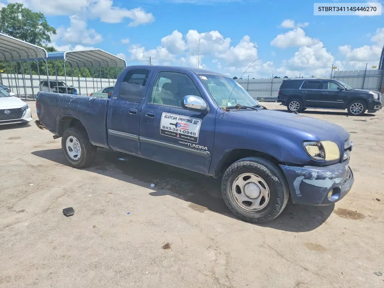 2004 Toyota Tundra Access Cab Sr5 VIN: 5TBRT34114S446270 Lot: 58363516