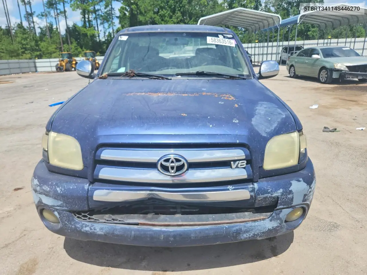 2004 Toyota Tundra Access Cab Sr5 VIN: 5TBRT34114S446270 Lot: 58363516