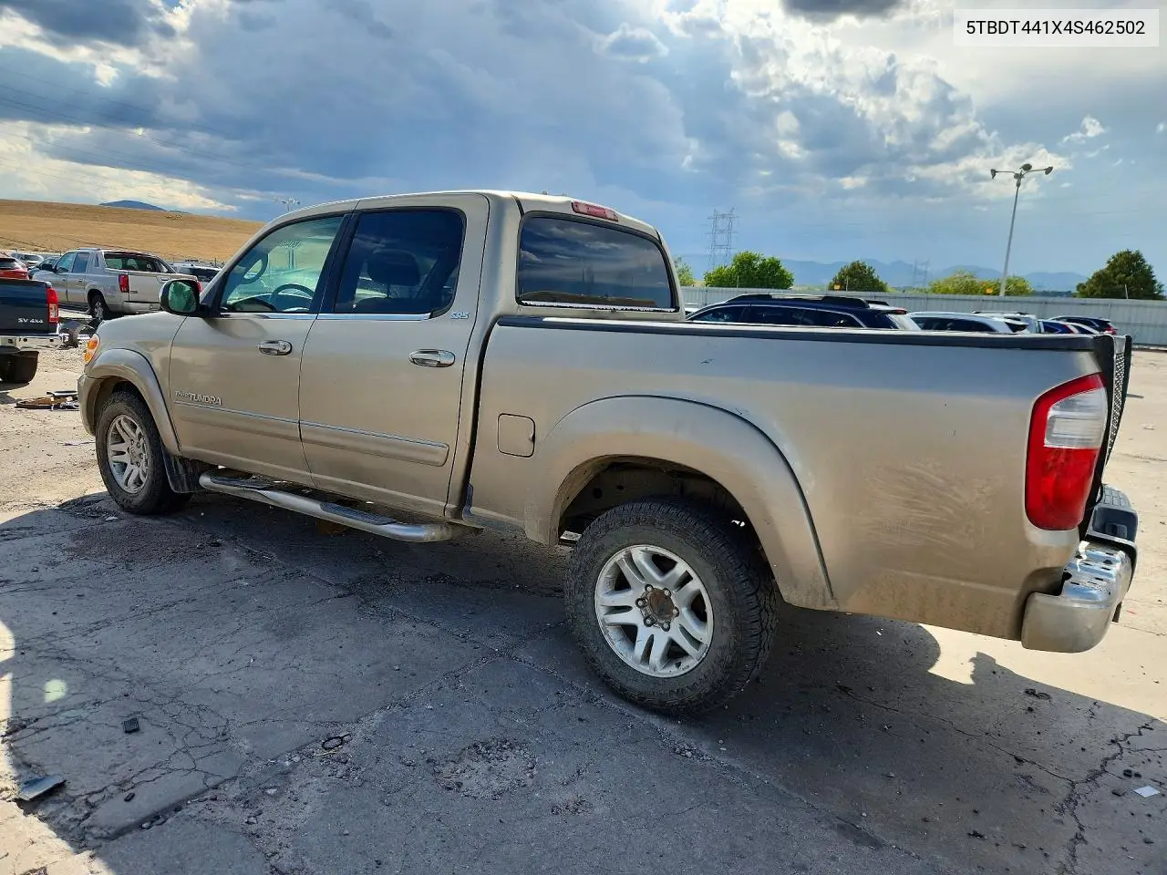 2004 Toyota Tundra Double Cab Sr5 VIN: 5TBDT441X4S462502 Lot: 60463406