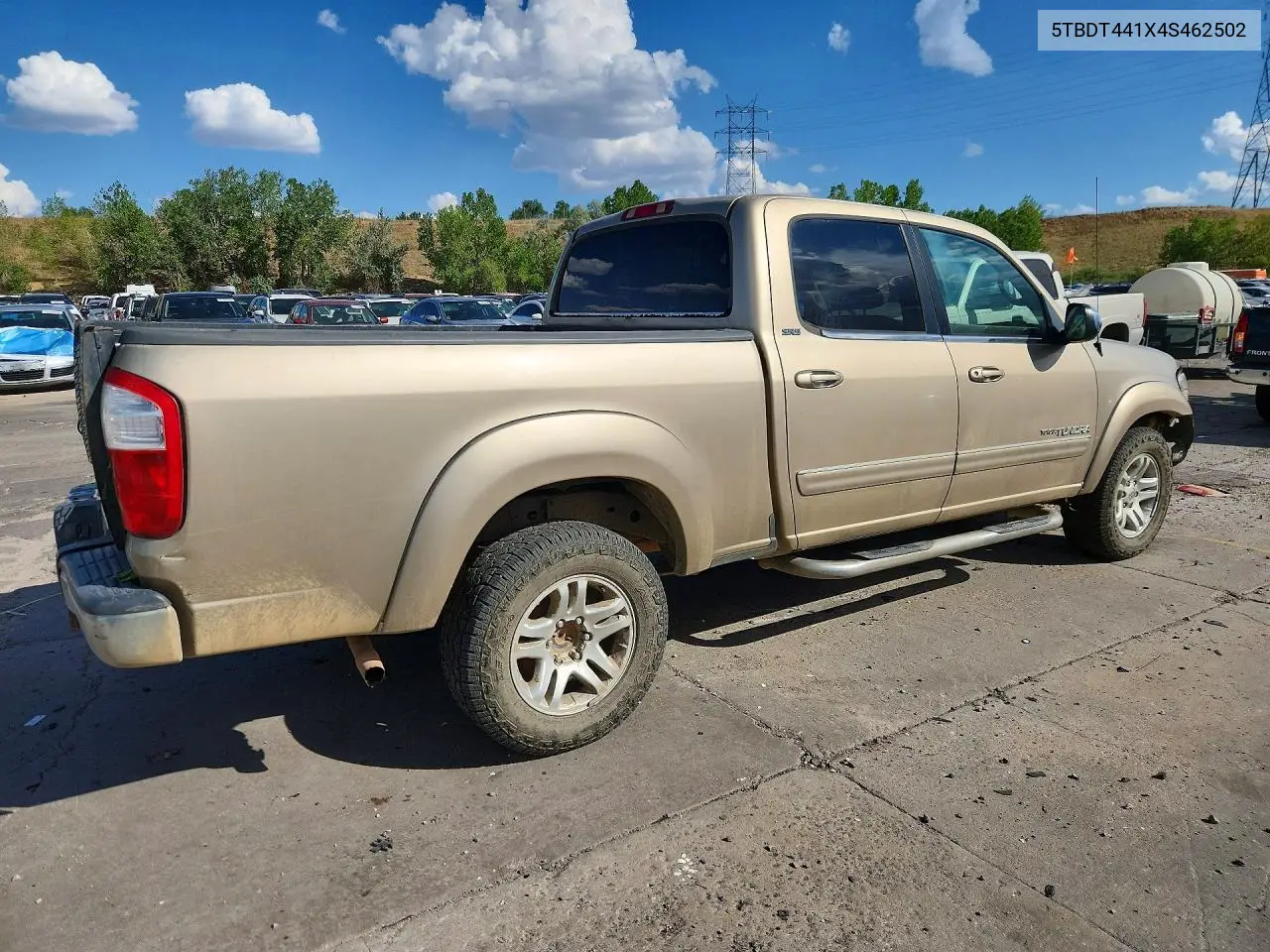2004 Toyota Tundra Double Cab Sr5 VIN: 5TBDT441X4S462502 Lot: 60463406