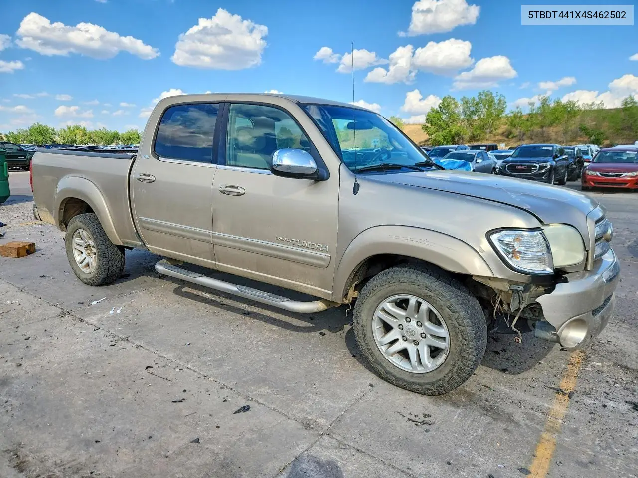 2004 Toyota Tundra Double Cab Sr5 VIN: 5TBDT441X4S462502 Lot: 60463406