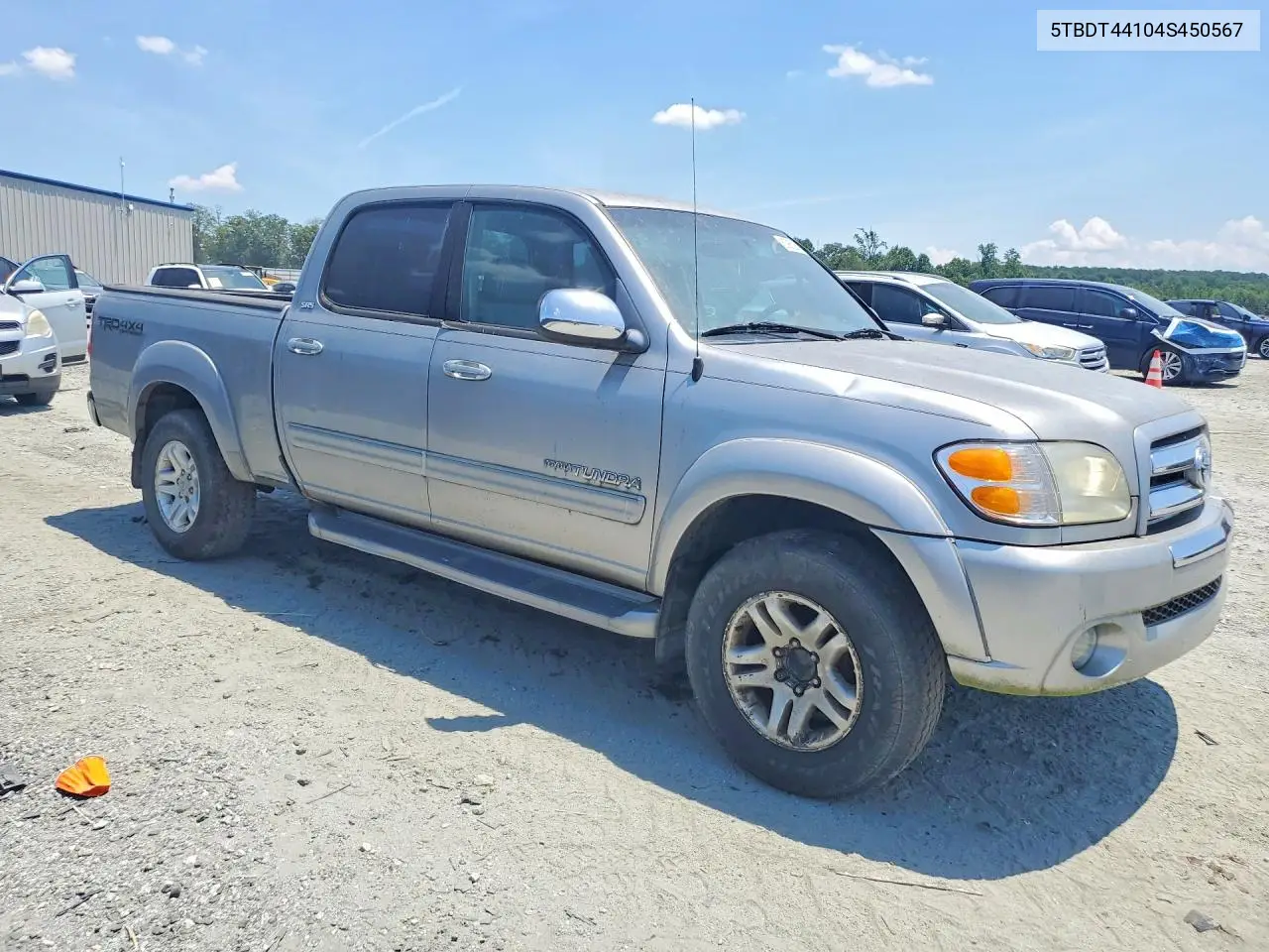 2004 Toyota Tundra Double Cab Sr5 VIN: 5TBDT44104S450567 Lot: 60950266