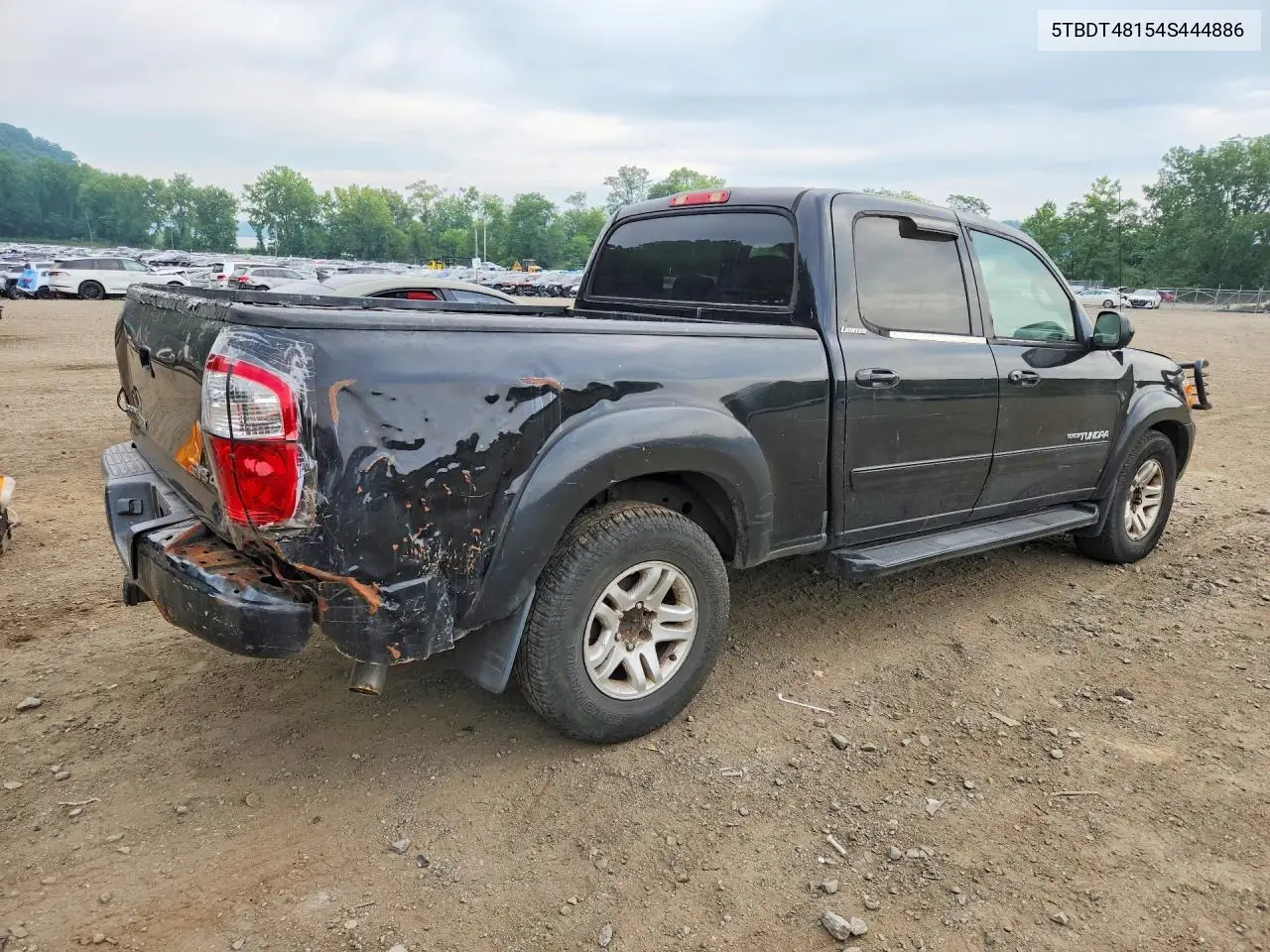 2004 Toyota Tundra Double Cab Limited VIN: 5TBDT48154S444886 Lot: 61500546