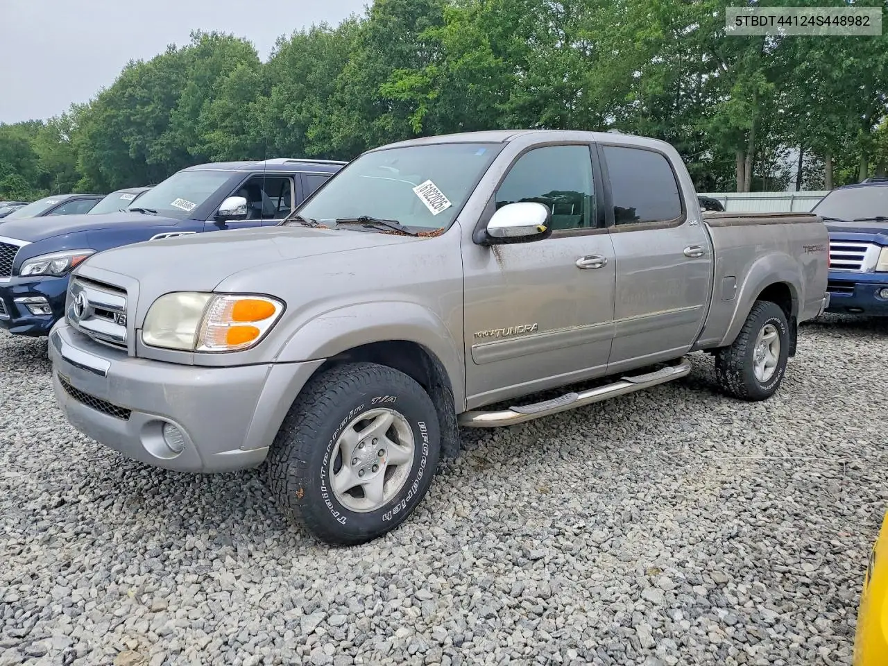 2004 Toyota Tundra Sr5 VIN: 5TBDT44124S448982 Lot: 61822026