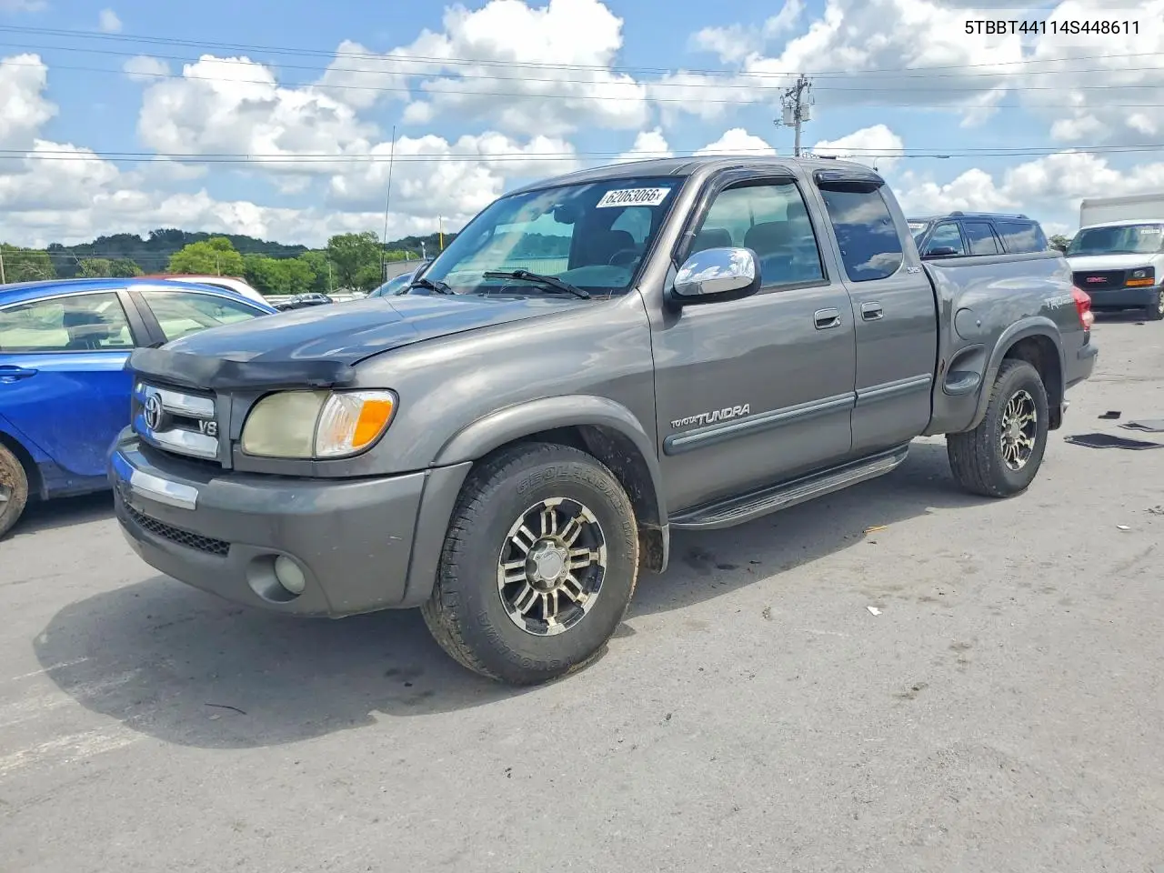 2004 Toyota Tundra Sr5 VIN: 5TBBT44114S448611 Lot: 62063066