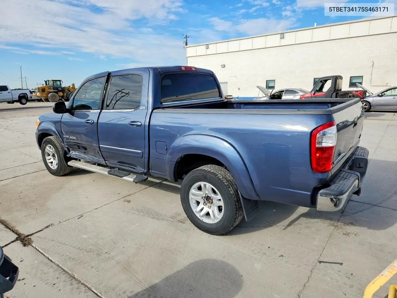 2005 Toyota Tundra Double Cab Sr5 VIN: 5TBET34175S463171 Lot: 61327546