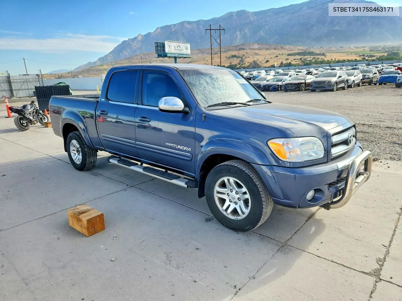 2005 Toyota Tundra Double Cab Sr5 VIN: 5TBET34175S463171 Lot: 61327546