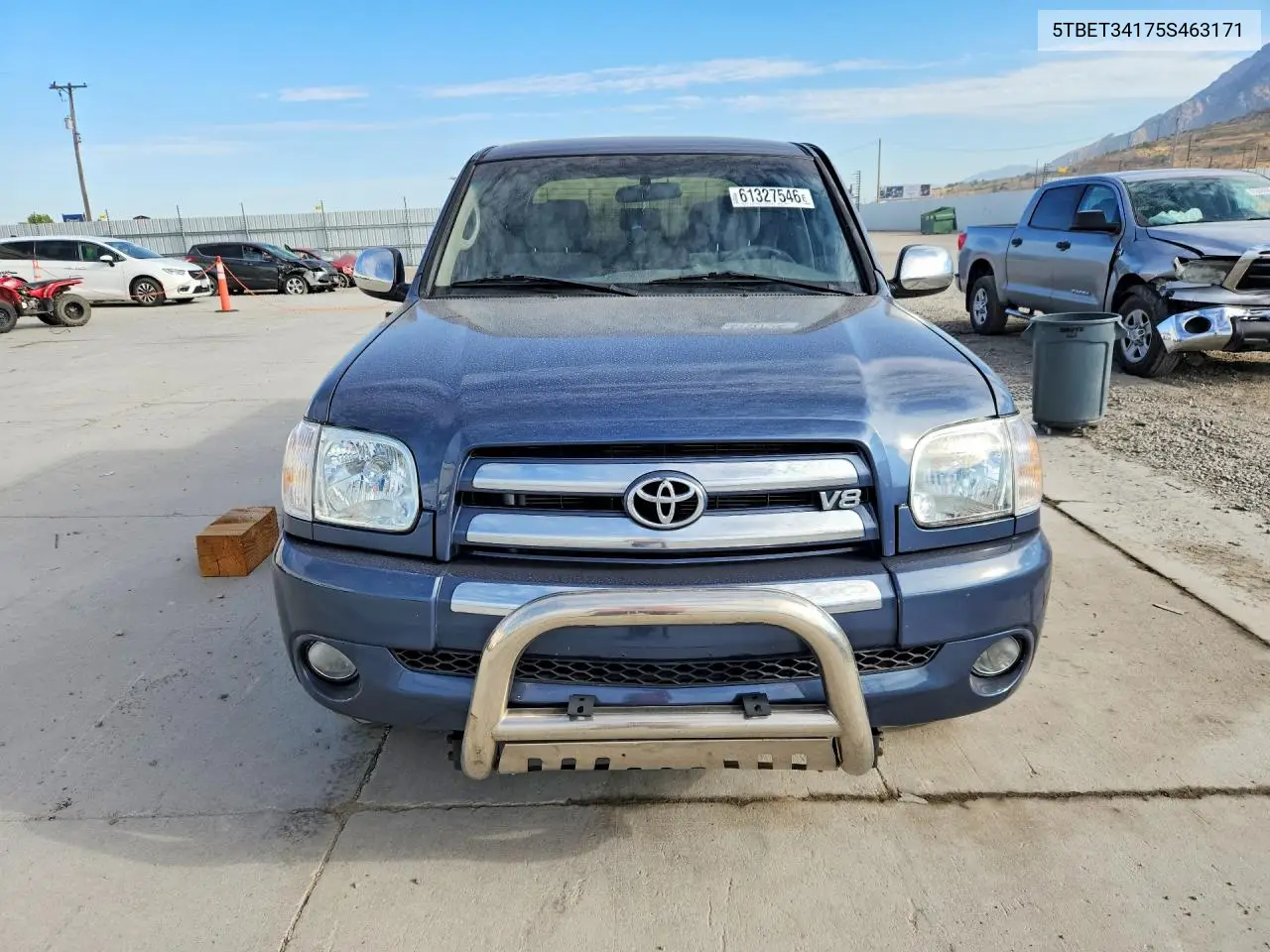 2005 Toyota Tundra Double Cab Sr5 VIN: 5TBET34175S463171 Lot: 61327546