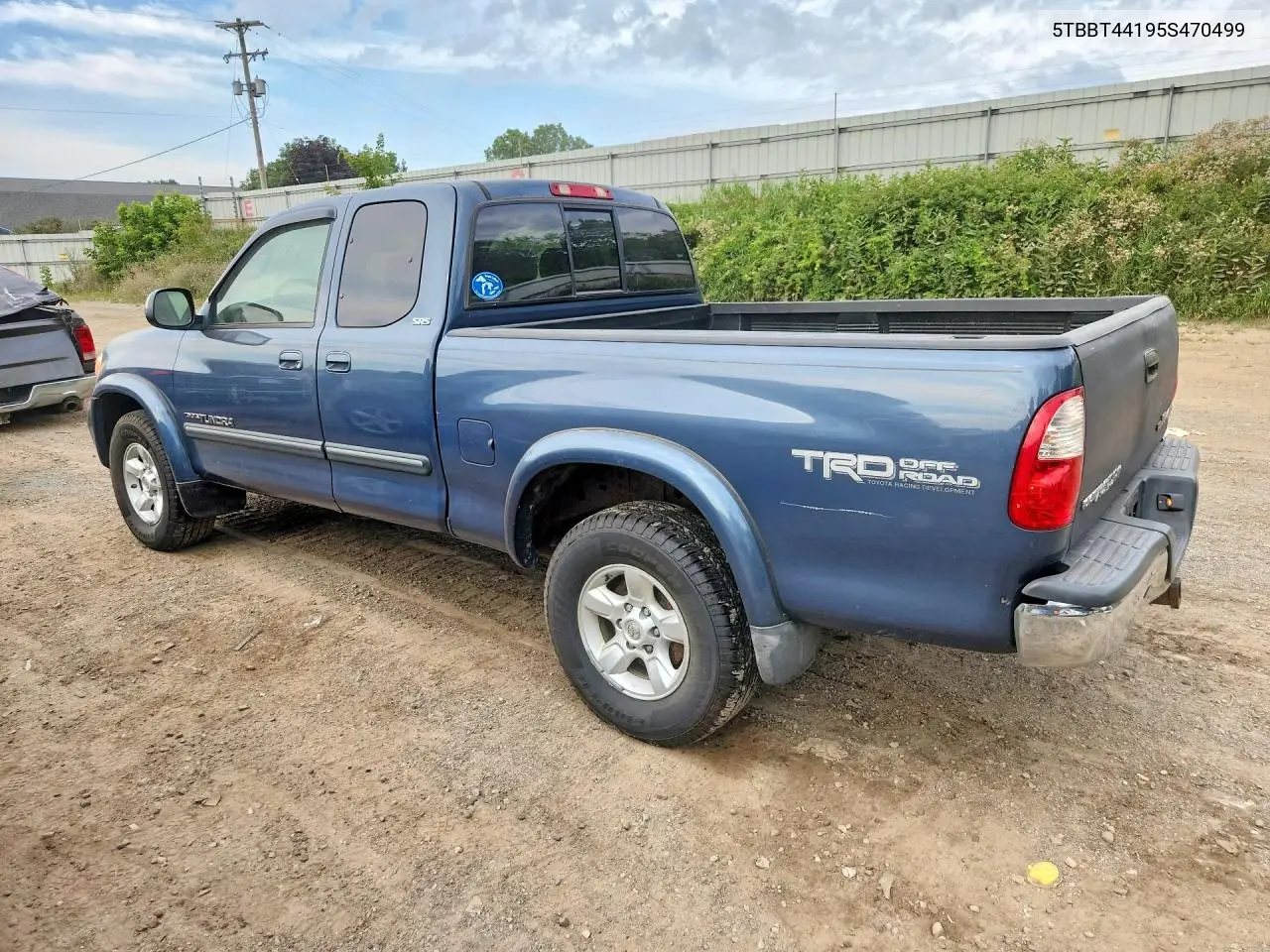2005 Toyota Tundra Access Cab Sr5 VIN: 5TBBT44195S470499 Lot: 61740186