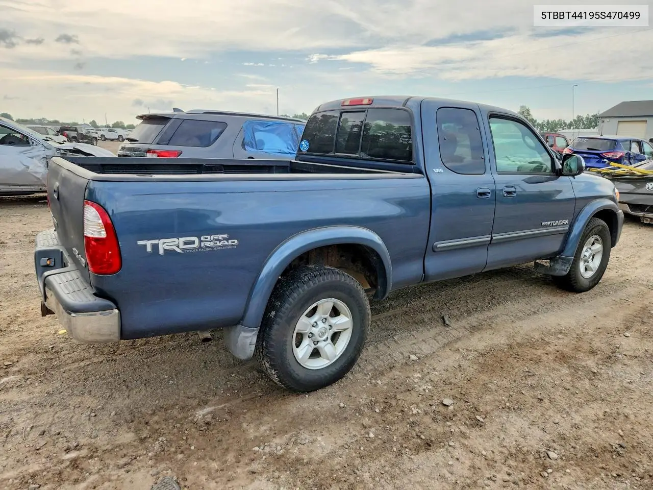 2005 Toyota Tundra Access Cab Sr5 VIN: 5TBBT44195S470499 Lot: 61740186