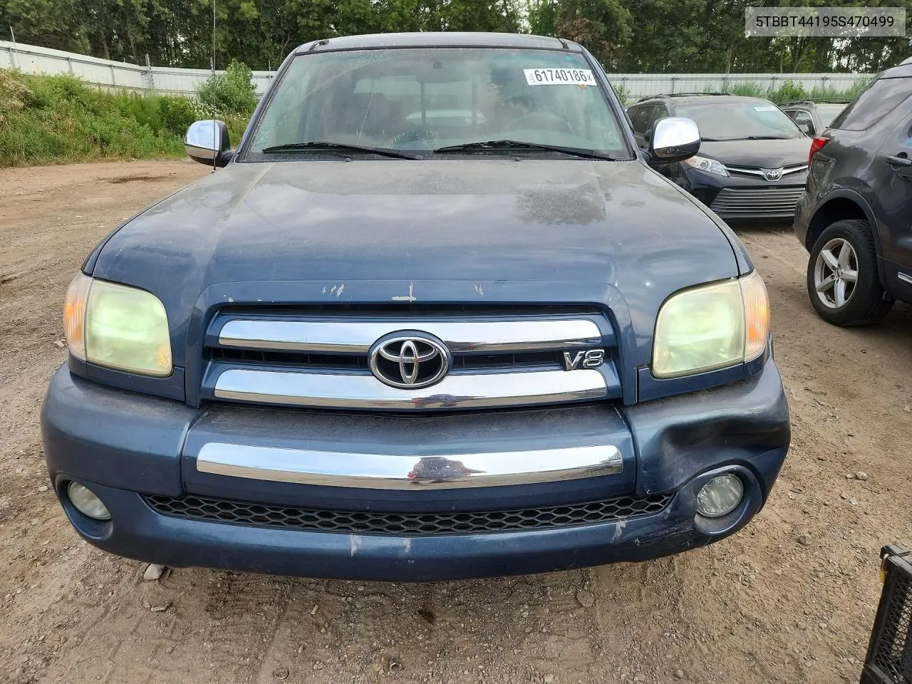 2005 Toyota Tundra Access Cab Sr5 VIN: 5TBBT44195S470499 Lot: 61740186